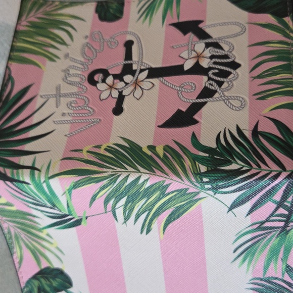 Victoria's Secret Pink and White Anchor Passport Wallet - Picture 6 of 7